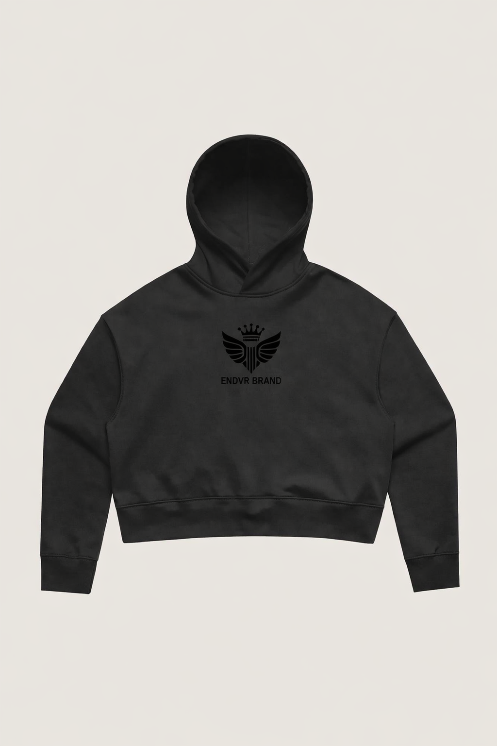 ENDVR OD Crop Hoodie – Black Series