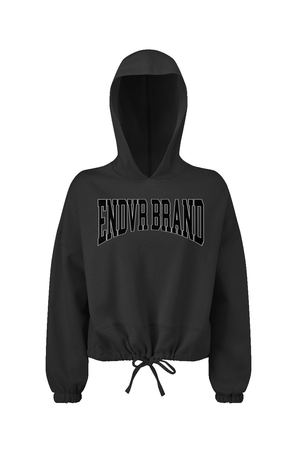 Endvr Brand OD Oversized Hoodie - Black Logo