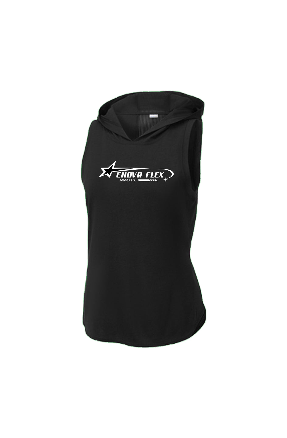 Endvr Flex Womens Sport-Tek Cut Sleeve Hoodie